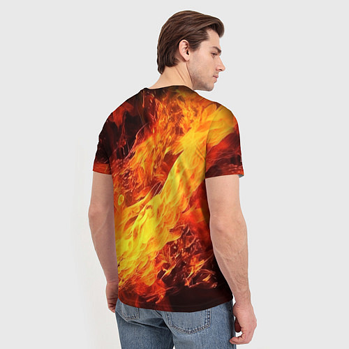 Мужская футболка Эрис - пламя / 3D-принт – фото 4