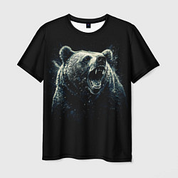 Мужская футболка Медведь разъярённый