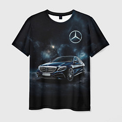 Мужская футболка Mercedes Benz galaxy