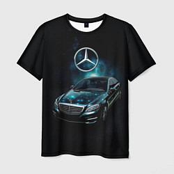 Мужская футболка Mercedes Benz dark style