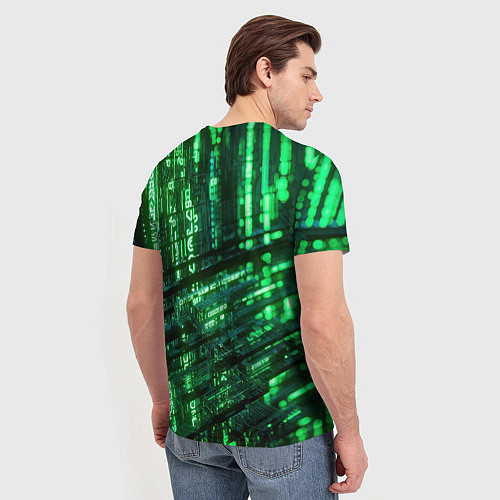 Мужская футболка Цифровая текстура / 3D-принт – фото 4