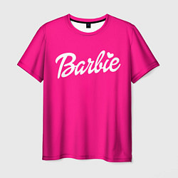 Мужская футболка Барби розовая