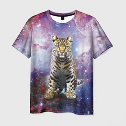 Футболка мужская Space leopard, цвет: 3D-принт