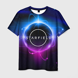 Мужская футболка Starfield space logo