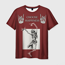 Мужская футболка Choose happiness