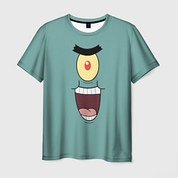 Мужская футболка Планктон злодей