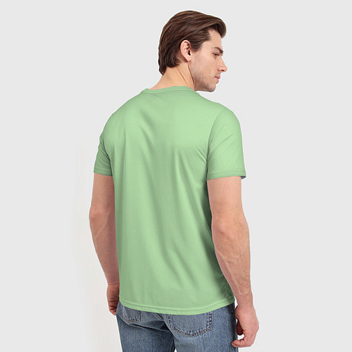Мужская футболка Хэппибара счастлива / 3D-принт – фото 4