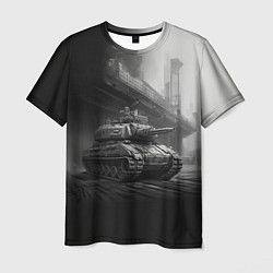 Мужская футболка Мощный танк