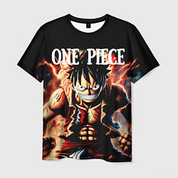 Мужская футболка Злой Луффи из One Piece
