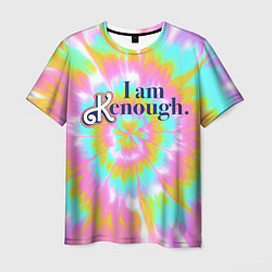 Мужская футболка I am Kenough - retro tie-dye