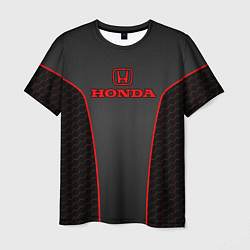 Мужская футболка Honda - униформа красная