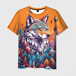 Мужская футболка Рыжая лисичка - тотемное животное