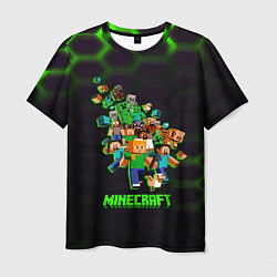 Мужская футболка Minecraft story the game