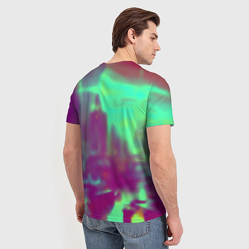 Мужская футболка Киберпанк новый уровень / 3D-принт – фото 4