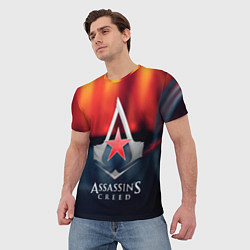 Футболка мужская Assassins Creed ussr, цвет: 3D-принт — фото 2