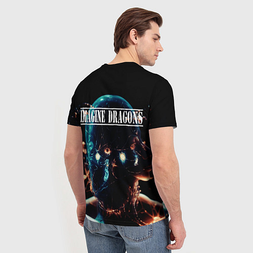 Мужская футболка Imagine Dragons рок группа / 3D-принт – фото 4