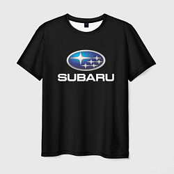 Мужская футболка Subaru sport auto car