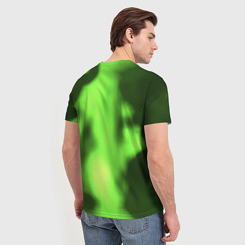 Мужская футболка Creeper acid / 3D-принт – фото 4