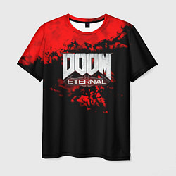 Мужская футболка Doom blood game