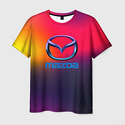 Мужская футболка Mazda gradient