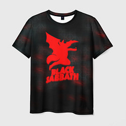 Мужская футболка Black Sabbath краски метал