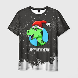 Мужская футболка Happy new year 2024