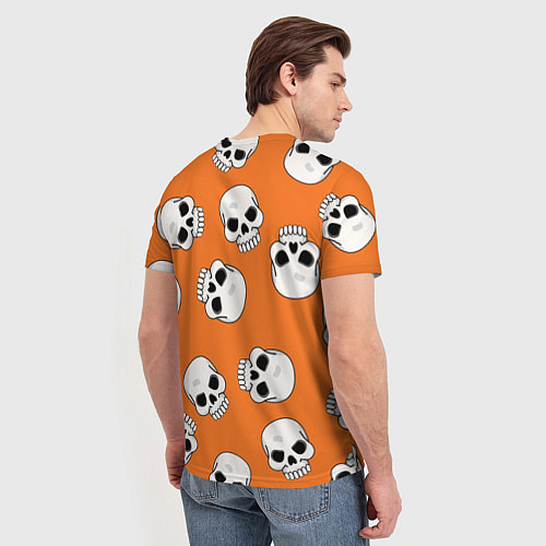 Мужская футболка Черепки для хэллоуина / 3D-принт – фото 4