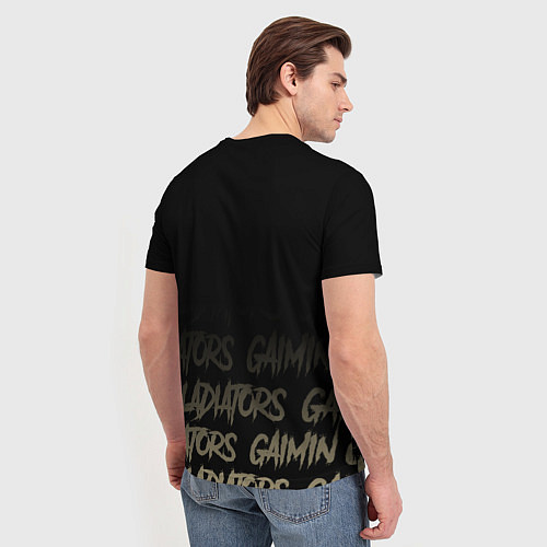Мужская футболка Gaimin Gladiators style / 3D-принт – фото 4