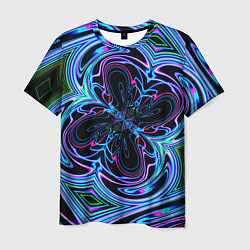 Мужская футболка Абстракция neon