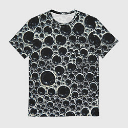 Футболка мужская Пузыри и отражение, цвет: 3D-принт