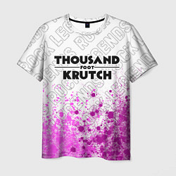 Мужская футболка Thousand Foot Krutch rock legends посередине
