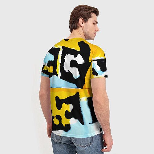 Мужская футболка Абстрактная композиция / 3D-принт – фото 4