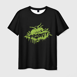 Мужская футболка The Prodigy green spider