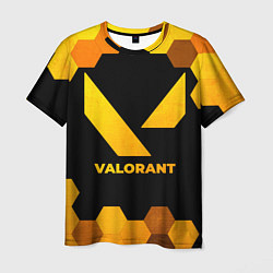 Футболка мужская Valorant - gold gradient, цвет: 3D-принт