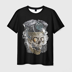 Мужская футболка Skull engine