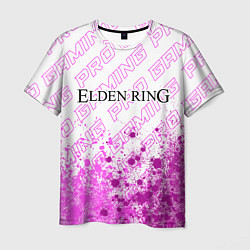 Мужская футболка Elden Ring pro gaming посередине