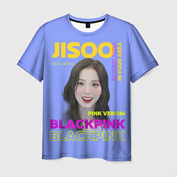 Мужская футболка Jisoo - певица из музыкальной группы Blackpink