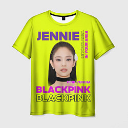 Мужская футболка Jennie - певица Blackpink