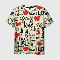 Мужская футболка Abstraction of love
