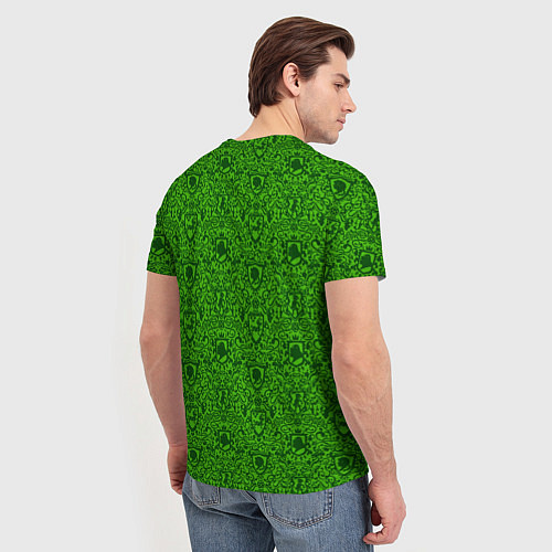 Мужская футболка Шрек паттерн / 3D-принт – фото 4