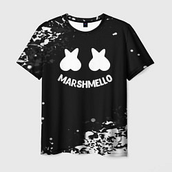 Мужская футболка Marshmello splash