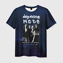 Футболка мужская Depeche Mode - Devotional тур, цвет: 3D-принт