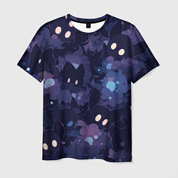 Мужская футболка Фиолетовые котики