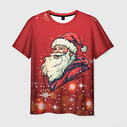 Мужская футболка Улыбчивый Санта
