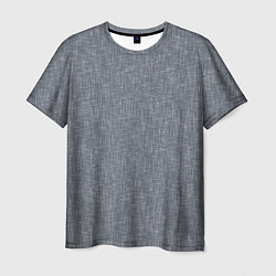 Мужская футболка Текстура серый однотонный
