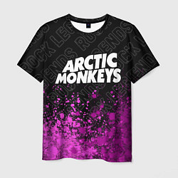 Мужская футболка Arctic Monkeys rock legends посередине