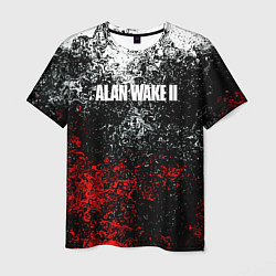Мужская футболка Alan Wake 2 кровь