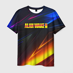 Мужская футболка Alan Wake stripes
