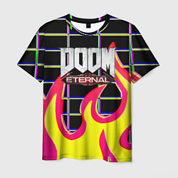 Мужская футболка Doom Eternal retro game
