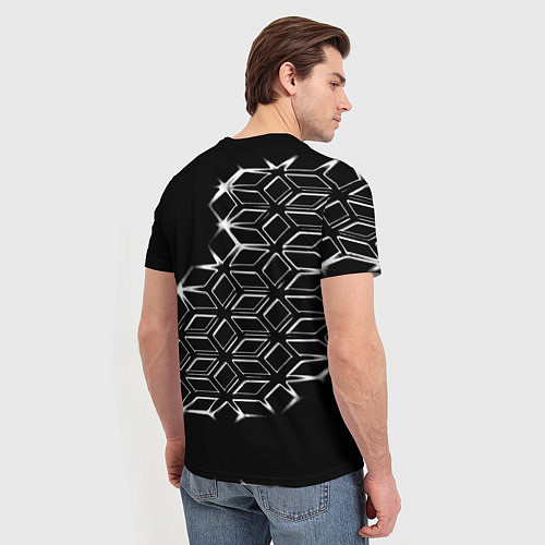 Мужская футболка Half life сетка города 17 / 3D-принт – фото 4